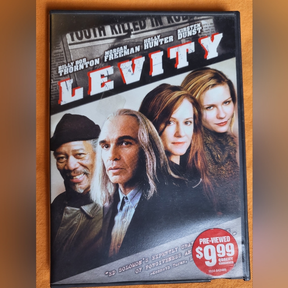 Levity DVD movie widescreen 2003 Rated R film for language EUC